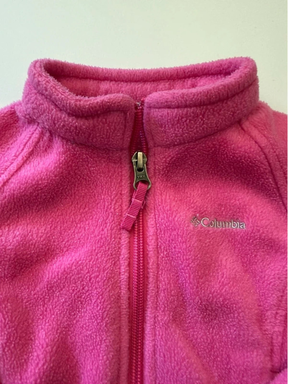 6-12M Pink Columbia Zip up Sweatshirt - Picture 4 of 7